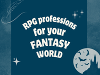 Blog post about RPG professions for a fantasy world