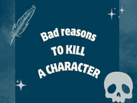 a blog post about why you should not kill a character