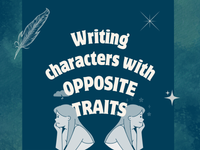 a blog post on how to write characters with opposite traits