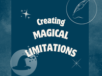 a blog post about magic limitations in a fantasy novel