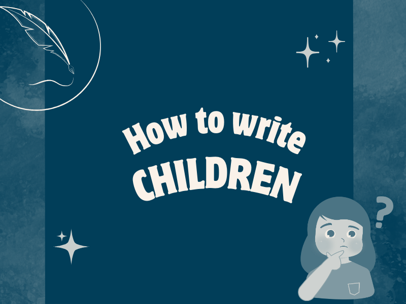 How to write children in your novel ?