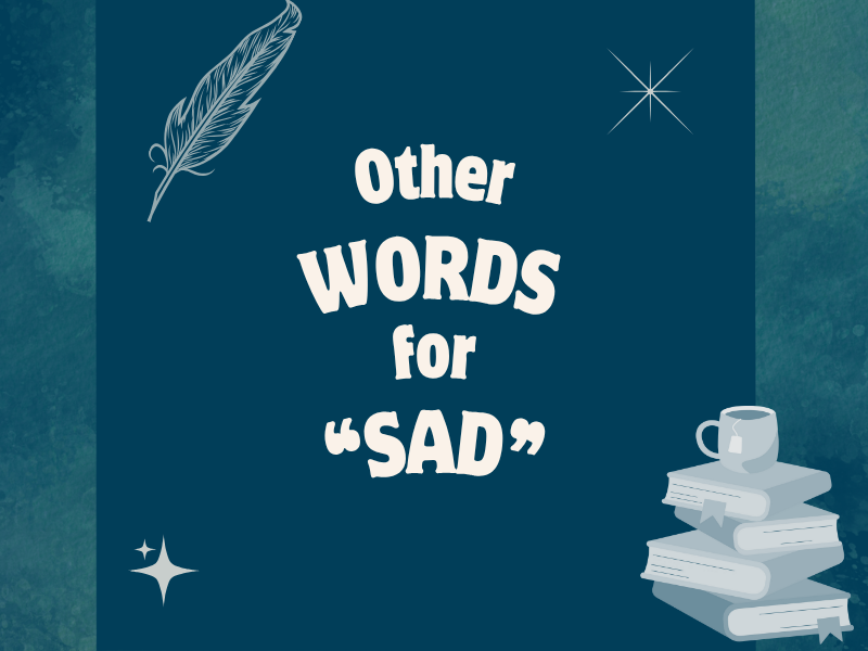 Other Words For "Sad" In Your Novel