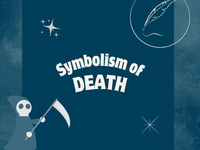 a blog post about the symbols of death for a novel