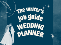 a blog post about writing a wedding planner in a novel