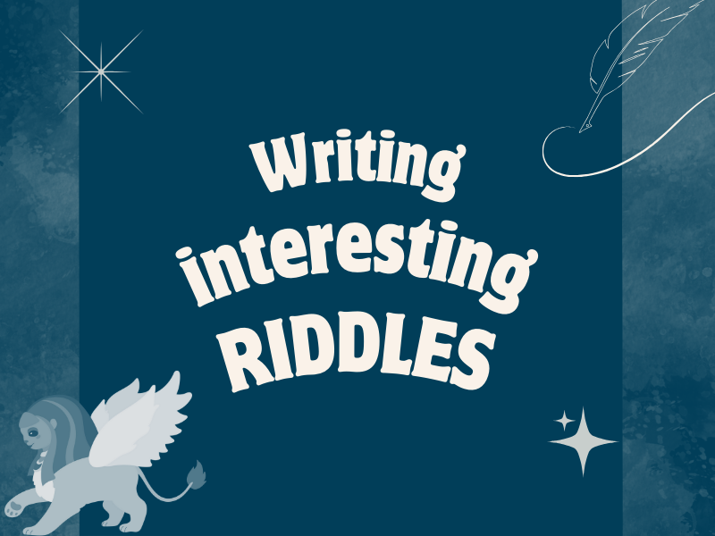 How to make up riddles for your story?