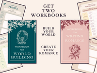 get two workbooks : build your romance and create your romance