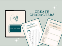 create characters : personnality and the antagonist  